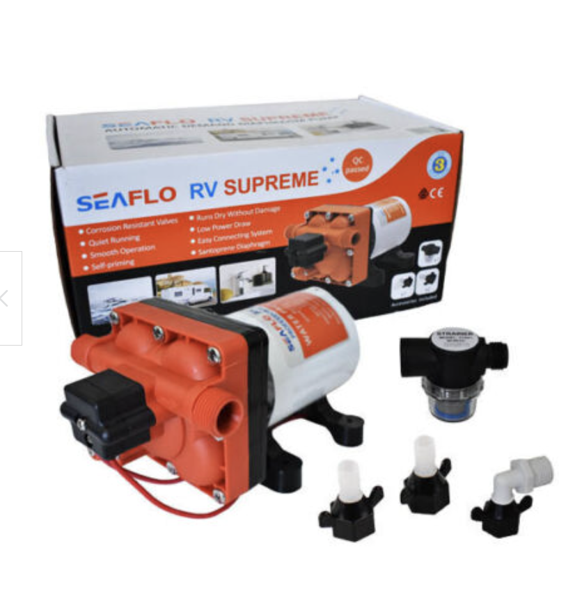 Rv Pump New Seaflo 3.3 Gpm AUTOMATIC WATER PUMP RV BOAT 110V AC 35psi 4 Year Warranty! E 12v Water Pump - Foto 7