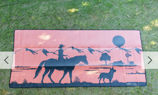 Riding Home Recycled Poly Caravan Mat