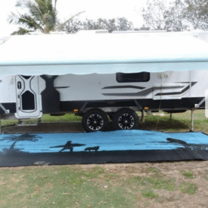 Morning Surf Recycled Poly Caravan Mat