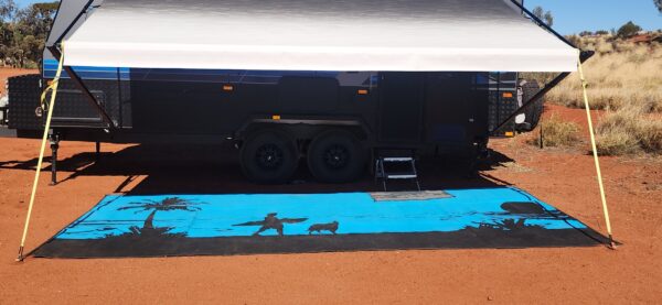 Morning Surf Recycled Poly Caravan Mat